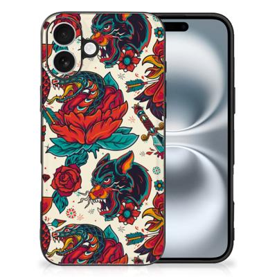 Silicone Back Case voor iPhone 16 Old Skool