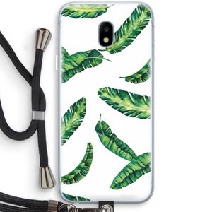 Lange bladeren: Samsung Galaxy J3 (2017) Transparant Hoesje met koord