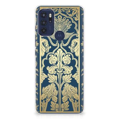 Motorola Moto G60s | TPU Case | Beige Flowers