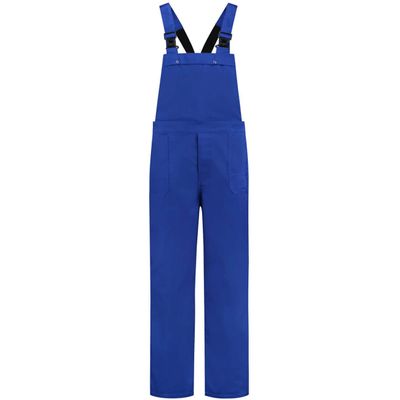 Tuinbroek volwassenen koren blauw