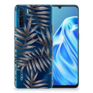 OPPO A91 TPU Case Leaves Grey