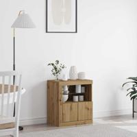 Dressoir Bruin 60.5 x 37 x 67 cm Bewerkt hout