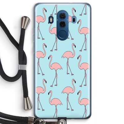 Anything Flamingoes: Huawei Mate 10 Pro Transparant Hoesje met koord