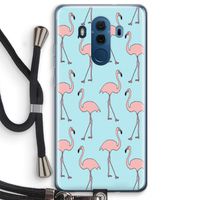 Anything Flamingoes: Huawei Mate 10 Pro Transparant Hoesje met koord