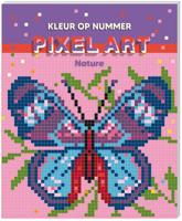 Kleuren op nummer - Pixel art - Nature (Paperback)
