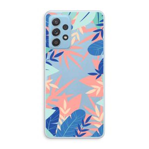 Tropisch: Samsung Galaxy A73 Transparant Hoesje