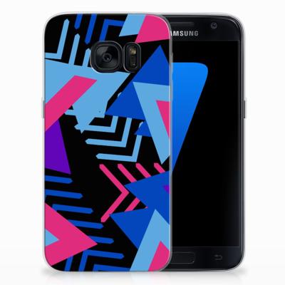 Samsung Galaxy S7 | TPU Hoesje | Funky Triangle