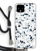 Terrazzo N°1: Pixel 4 Transparant Hoesje met koord