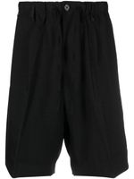 Y-3 bermuda à lien de resserrage - Noir