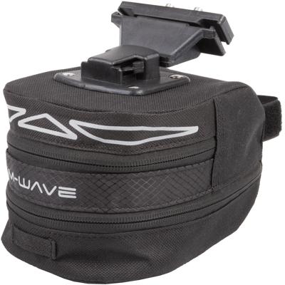 M-WAVE zadeltas tilburg m 1 liter zwart/grijs