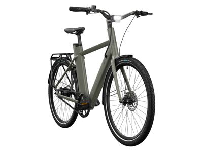 CRIVIT Urban elektrische fiets 3.0 X riemaandrijving (Olive Green)