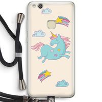 Vliegende eenhoorn: Huawei Ascend P10 Lite Transparant Hoesje met koord