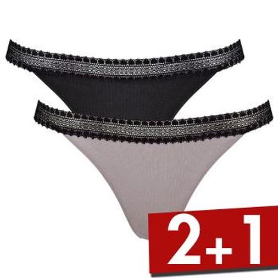 Sloggi 2 stuks GO Ribbed Tanga