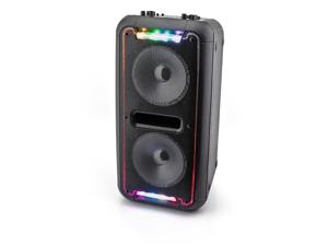 Party Speaker Bluetooth - 16 Uur Speeltijd - Karaoke Set met Microfoon en Feestverlichting (Party-Medium HPA502BTL)