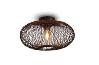 Plafondlamp Cango Bamboe Ellips zwart - S