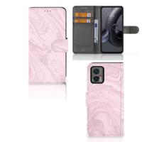 Motorola Edge 30 Neo | Bookcase | Marble Pink - Origineel Cadeau Vriendin