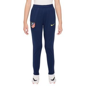 Nike Atletico Madrid Strike Trainingsbroek 2025-2026 Kids Donkerblauw Geel