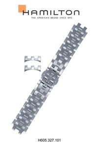 Horlogeband Hamilton H695327101 Staal 23mm