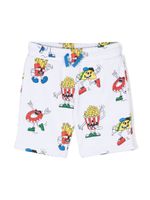 Stella McCartney Kids short de sport à imprimé graphique - Blanc