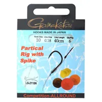 Gamakatsu Gamakatsu Booklet Partical Rig Spike Nickel #14-0.16mm 40cm
