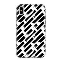 Zwarte vegen: iPhone XS Tough Case