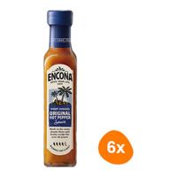 Encona - West Indian Original Hot Pepper Sauce - 6x 142ml
