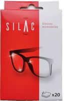 SILAC poetsdoekjes voor brillen, doosje van 20 stuks - thumbnail