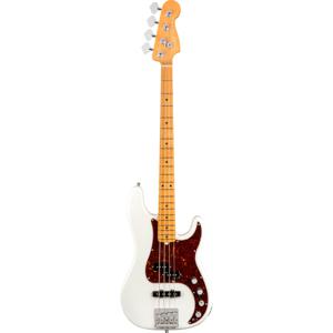 Fender American Ultra Precision Bass Arctic Pearl MN met koffer