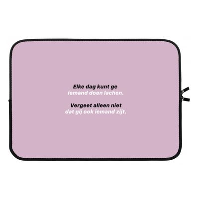 gij zijt ook iemand: Laptop sleeve 13 inch