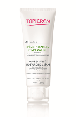 Topicrem Face Care Dagcrème AC Compensating Moisturizing Cream 40ml
