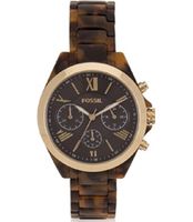Horlogeband Fossil BQ3120 Kunststof/Plastic Bruin 18mm Horlogeband Fossil BQ3120 Kunststof/Plastic Bruin 18mm