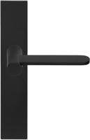 Formani deurkruk Bertram Beerbaum TENSE BB102P236SFC op schild blind - mat zwart