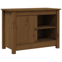 vidaXL Tv-meubel 70x36,5x52 cm massief grenenhout honingbruin - thumbnail