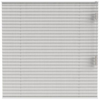 Leen Bakker - Fenstr Plisségordijn Genua Enkel 20mm Transparant - Linnen (25509) - Polyester - Grijs - 120x10x10 Cm