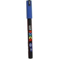 Uni-Posca Posca marker, afm pc-1mr, lijndikte 0,7 mm, extra-fijn, blauw, 1 stuk