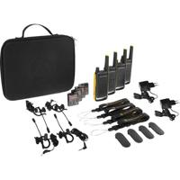 Motorola Talkabout T82 Extreme Quad Pack draagbare radio 2-band PMR 446 MHz 16 kanalen zwart, geel (4-pack)