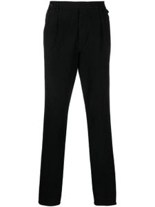 Brunello Cucinelli pantalon chino en coton à plis - Noir