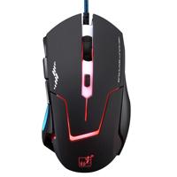 ZGB tempels USB 6-Keys 2.400 dpi drie-snelheid verstelbare backlight bedrade optische gaming muis ingebouwd tegengewicht lengte: 1 8 m