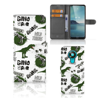 Telefoonhoesje met Pasjes voor Nokia 3.4 Dinosaurus - thumbnail