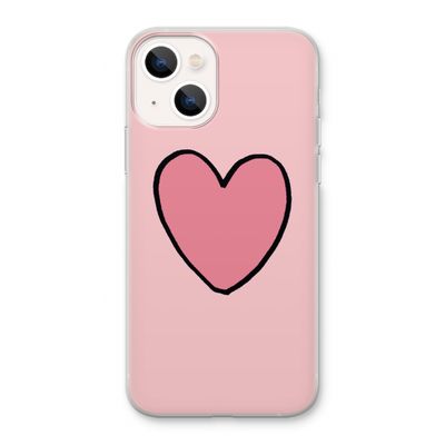 Hartje: iPhone 13 Transparant Hoesje