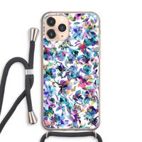Hibiscus Flowers: iPhone 11 Pro Max Transparant Hoesje met koord