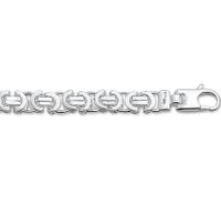 TFT Armband Zilver Konings Plat 6,5 mm 21 cm