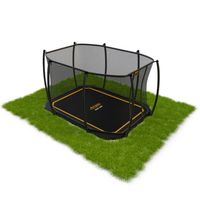 Avyna Pro-Line Flatlevel Trampoline met Veiligheidsnet 520 x 305 cm (352) - Zwart - thumbnail