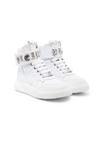 Philipp Plein Junior baskets montantes Gothic Plein - Blanc