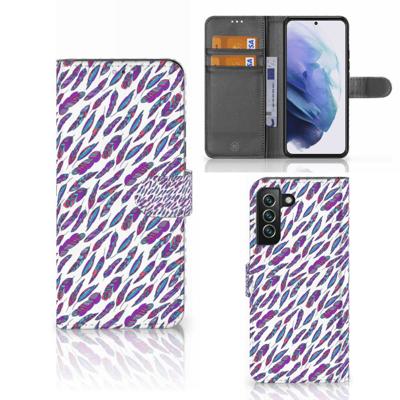Samsung Galaxy S22 Plus | Telefoon Hoesje | Feathers Color Samsung Galaxy S22 Plus | Telefoon Hoesje | Feathers Color