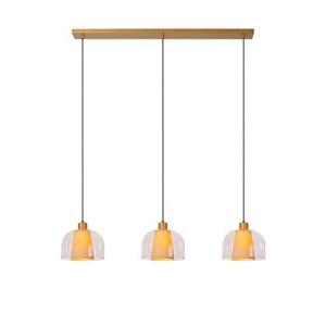 Lucide GUNHILD Hanglamp 3xE27 - Transparant