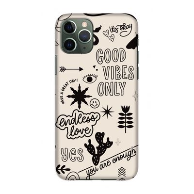 Good vibes: Volledig geprint iPhone 11 Pro Hoesje