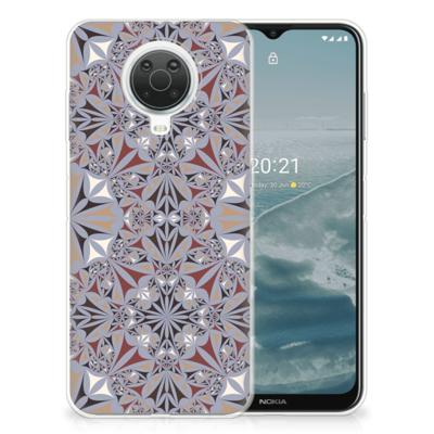 Nokia G20 | G10 | TPU | Siliconen hoesje | Flower Tiles