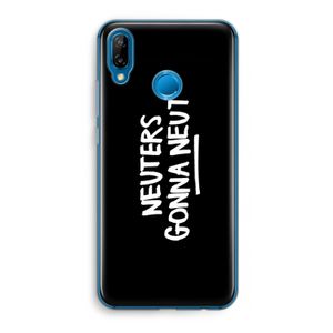 Neuters (zwart): Huawei P20 Lite Transparant Hoesje