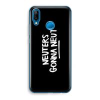 Neuters (zwart): Huawei P20 Lite Transparant Hoesje